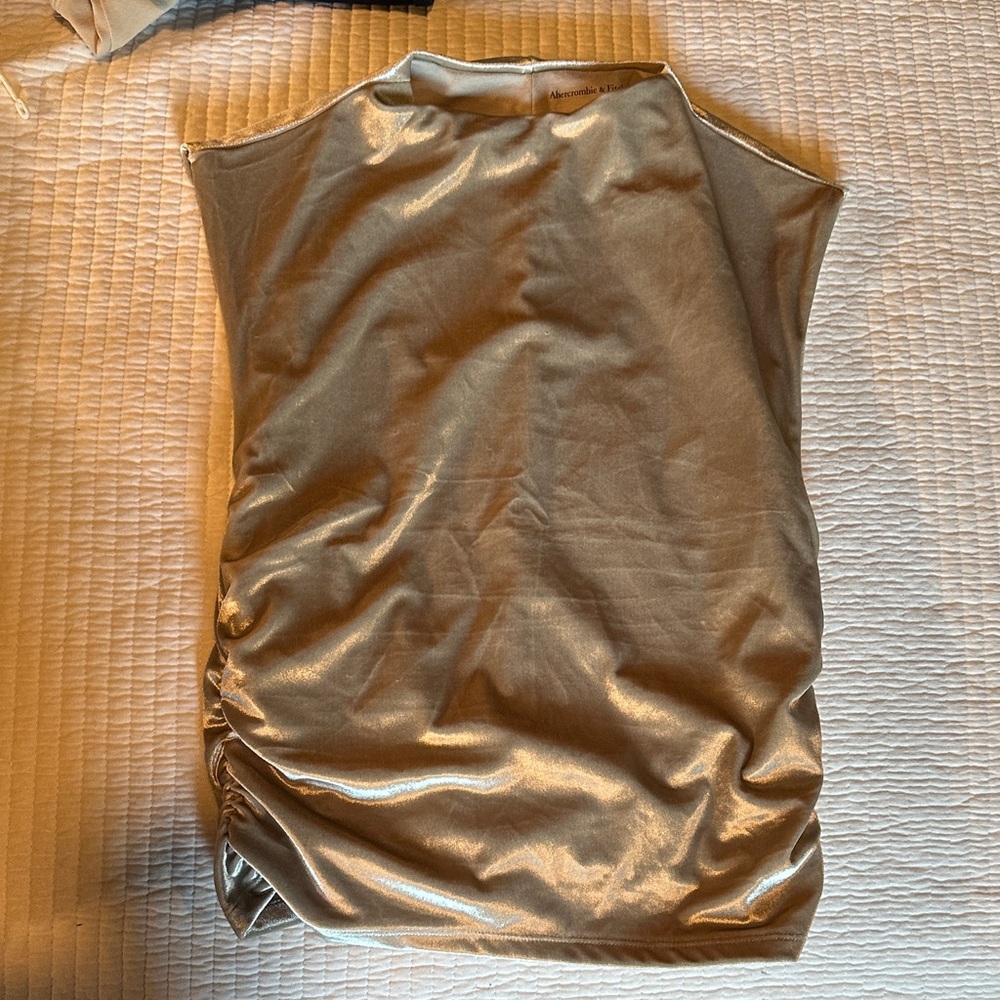 Abercrombie & Fitch Shimmering Silver Blouse